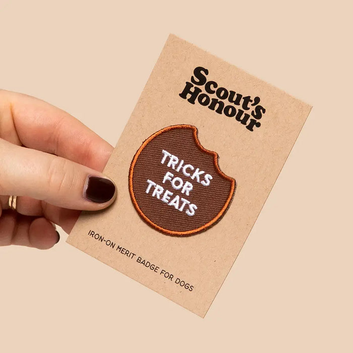 Scout's Honour, Tricks for Treats, Iron-On Patch for Pets