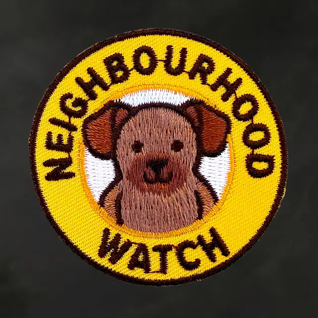 Scout's Honour, Neighbourhood Watch, Iron-On Patch for Pets