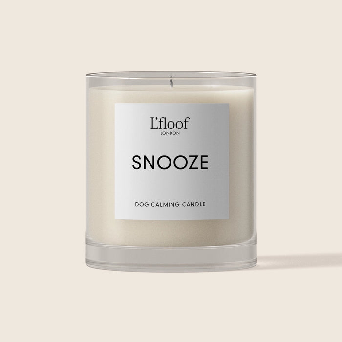 SNOOZE Dog Calming Candle, 100% Soy Wax & Essential Oils - 330ml