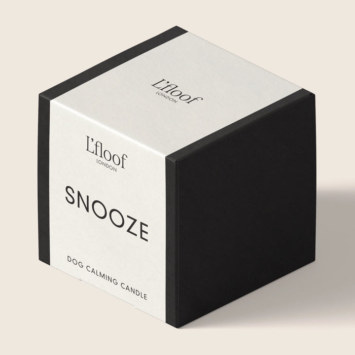 SNOOZE Dog Calming Candle, 100% Soy Wax & Essential Oils - 330ml