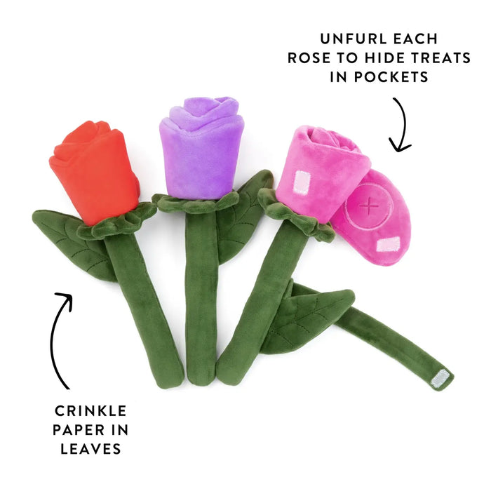 The Foggy Dog Bouquet of Roses Valentine's Day Dog Toy
