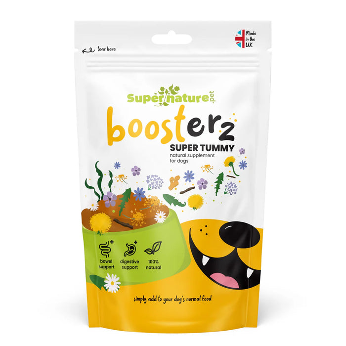 Boosterz Super Tummy, 100% Natural Supplement for Dogs - 125g