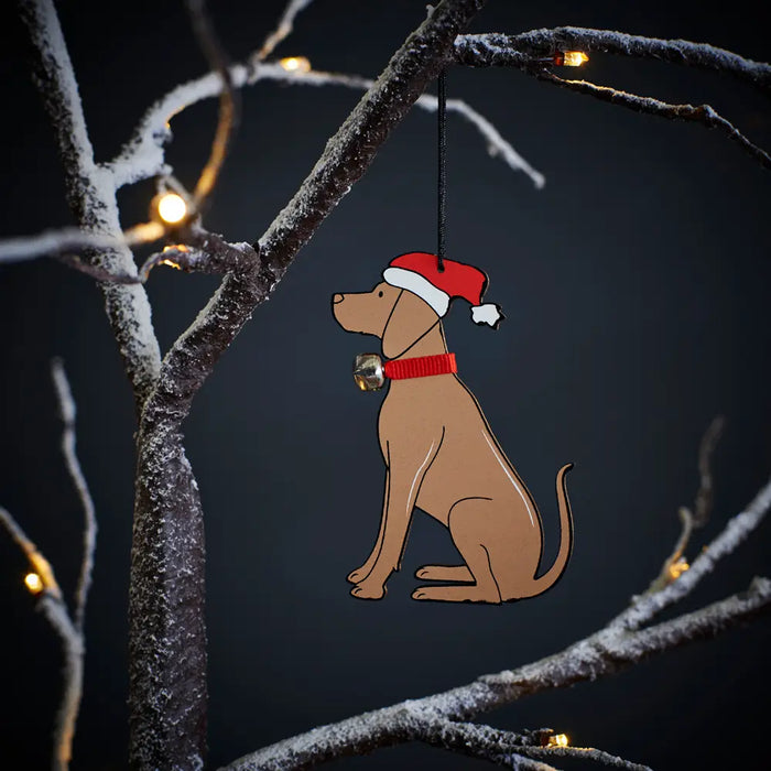 Christmas Tree Dog Decoration, Visla