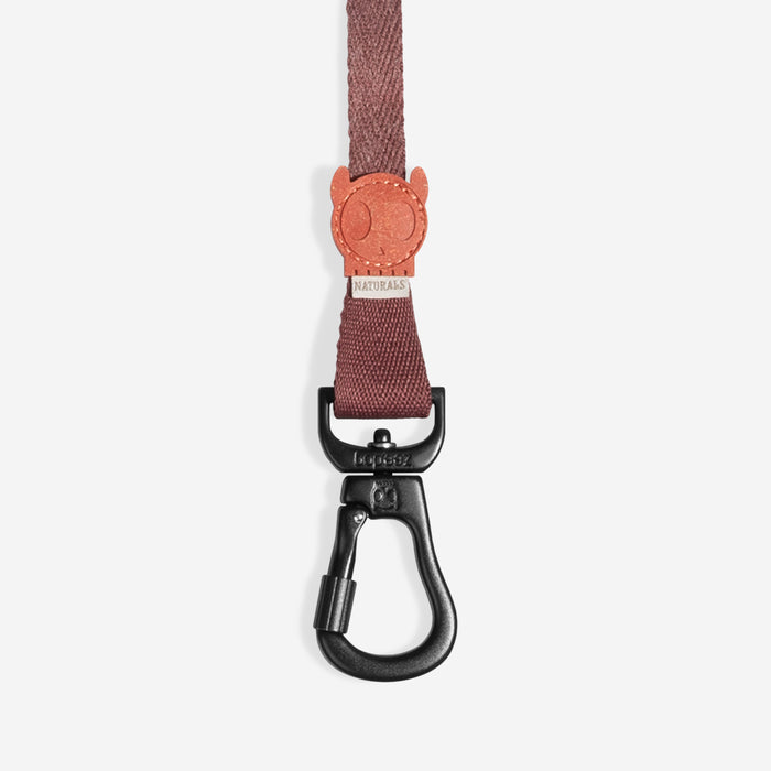 Zee.Dog Naturals Adjustable Long Dog Lead - Cocoa