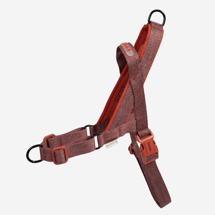 Zee.Dog Naturals Cocoa SofterWalk Anti Pull Dog Harness