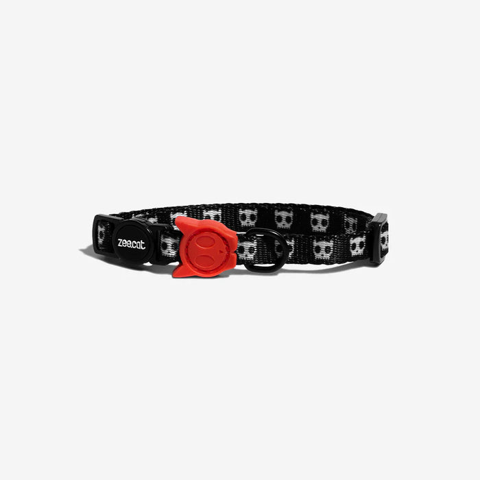 skull cat collar
