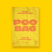 The image features a single yellow Planet Underdog poo bag, reading "Poo bag"