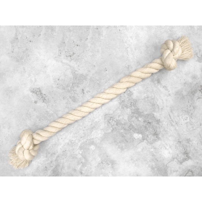 2 Knot Pulley natural cotton rope toy