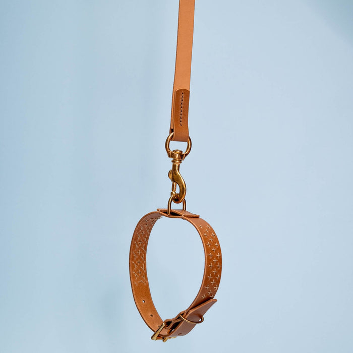 Biscuit & Tan Handcrafted Lead