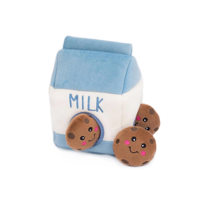 Enrichment Burrow Dog Toy - Milk and Cookies