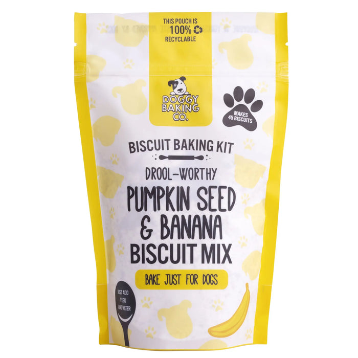 Pumpkin Seed & Banana Dog Treat Baking Mix Pouch