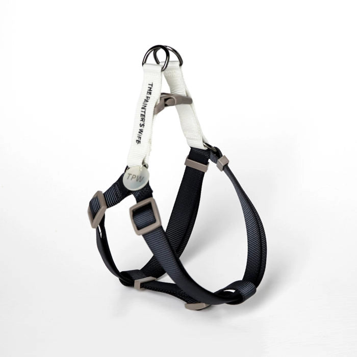 Sonia Dog Harness - Navy and White