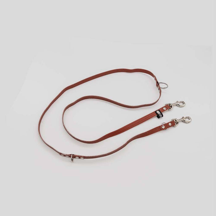 Picture of the Upcycled Adjustable Firehose Lead, pictured on a white backdrop