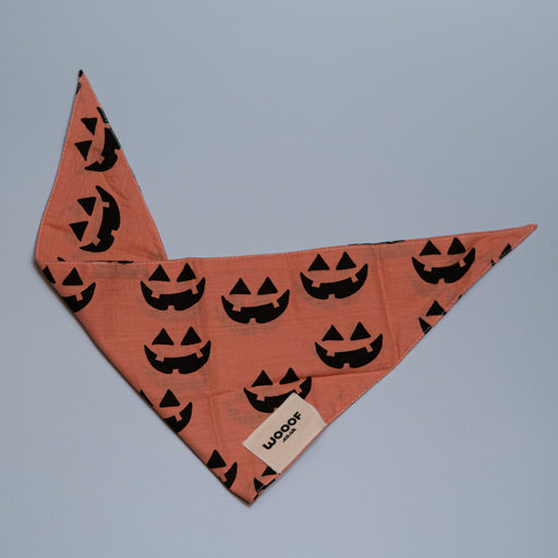 WOOOF Pumpkin Dog Bandana