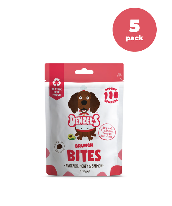 Denzel s Brunch Bites for Dogs Avocado Honey Salmon 100g