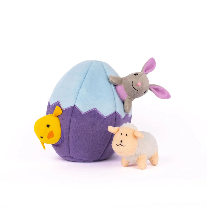 Easter Egg and Friends Burrow, Soft Dog Toy