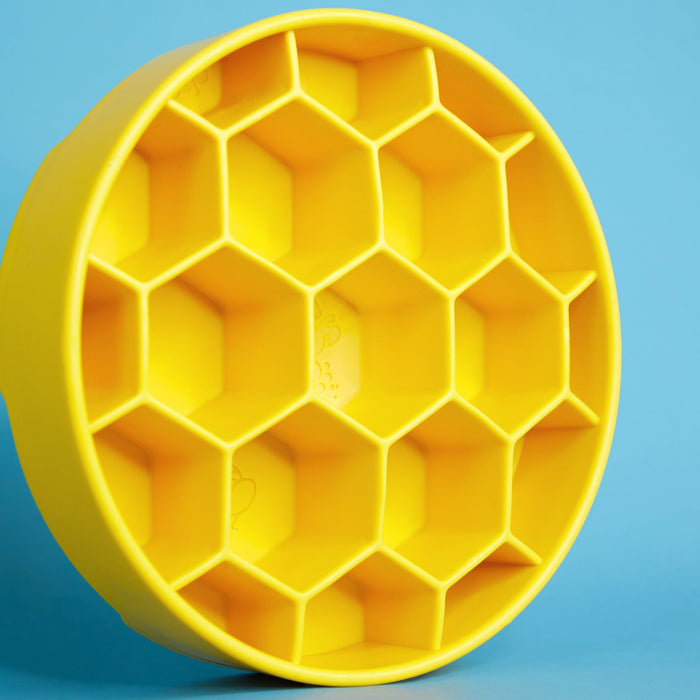 SodaPup Honeycomb Design Slow Feeder Dog Bowl
