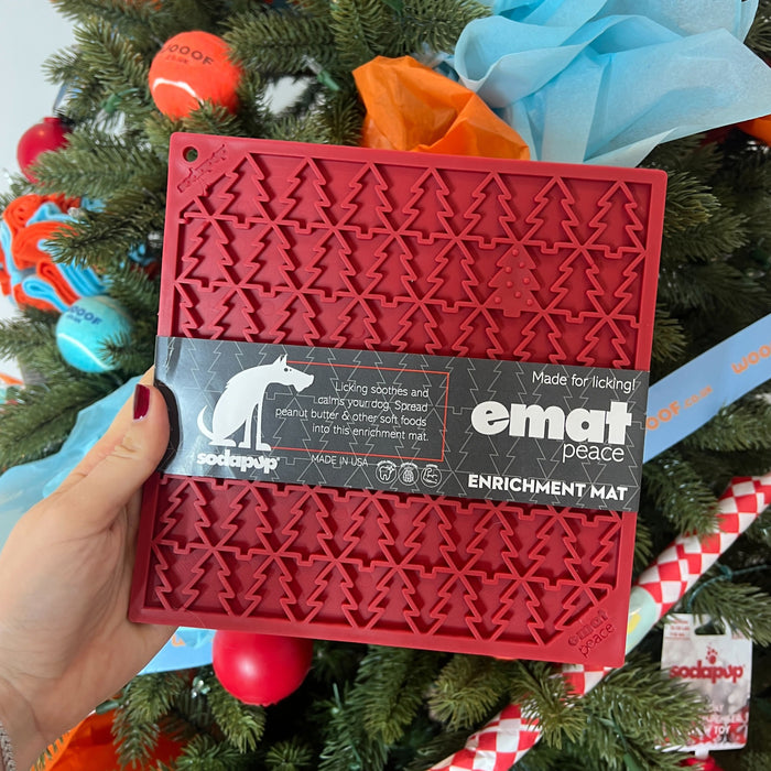 Christmas Tree Design eMat Enrichment Lick Mat