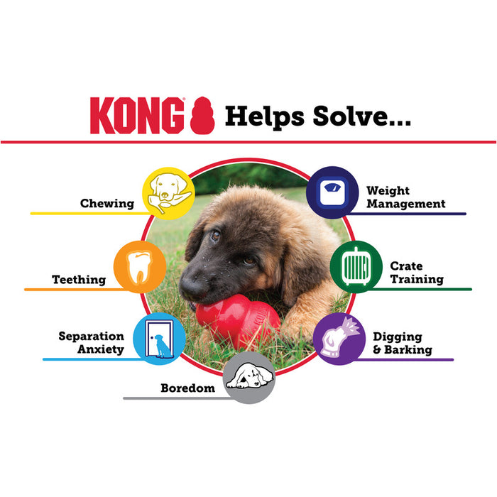 KONG Puppy Natural Rubber Dog Chew Toy