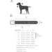 Sizing Chart for Buddy's Dog Wear Collars