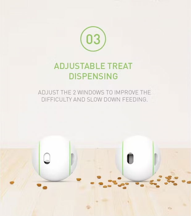 Food Orb Automatic Treat Dispensing Toy for Dogs