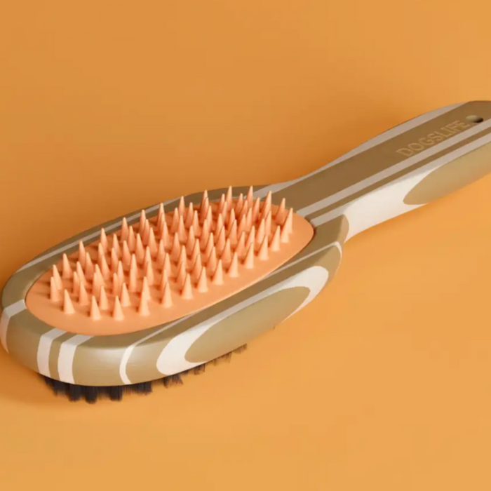 Bamboo Dog Double-sided Grooming Brush