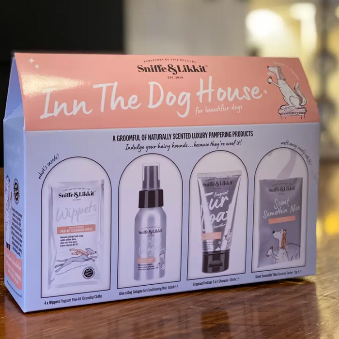 Inn The Doghouse Grooming Gift Set for Dogs