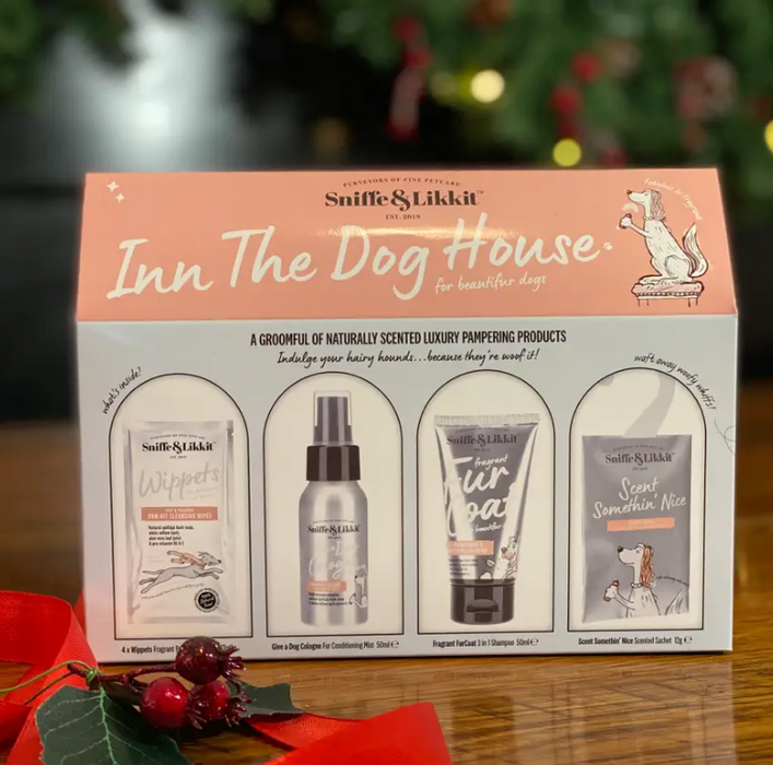 Inn The Doghouse Grooming Gift Set for Dogs