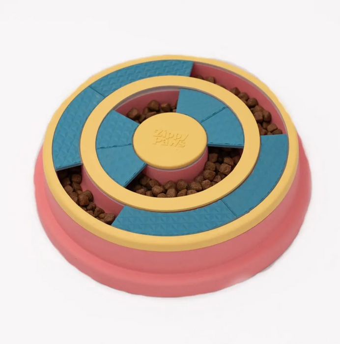 SmartyPaws Puzzler Feeder Bowl - Wagging Wheel