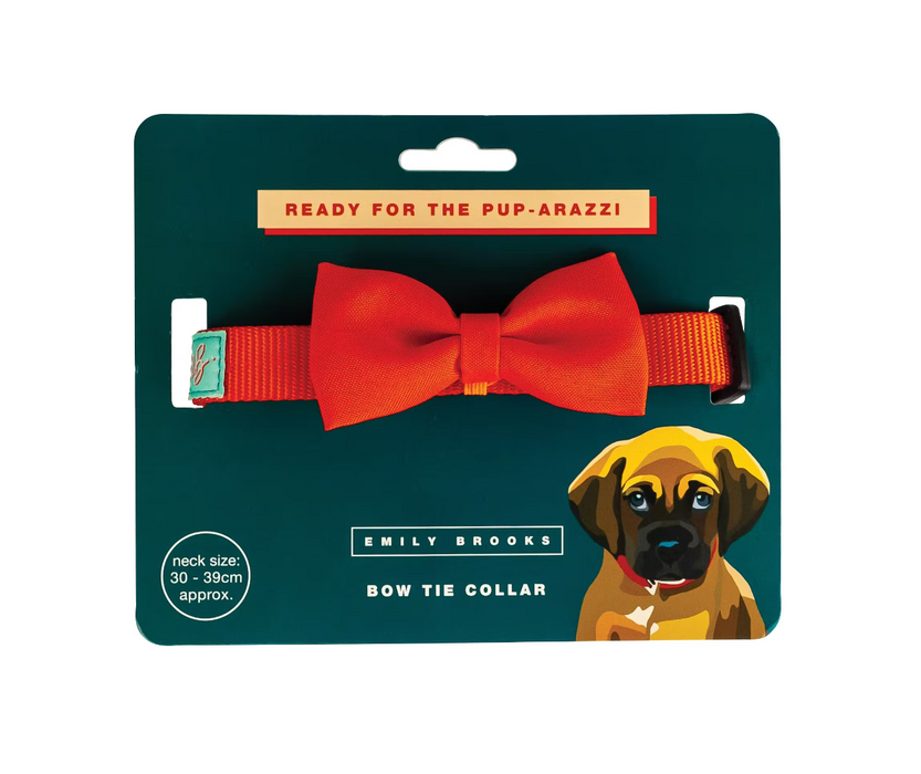 Dog Red Bow Tie & Collar