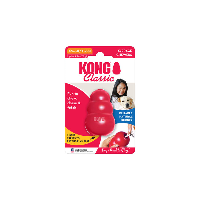 KONG Classic Natural Rubber Dog Chew Toy