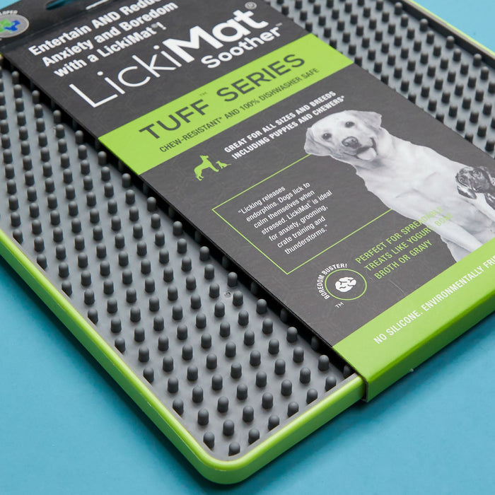 LickiMat Tuff Soother Enrichment Lick Mat for Dogs - 4 Colours