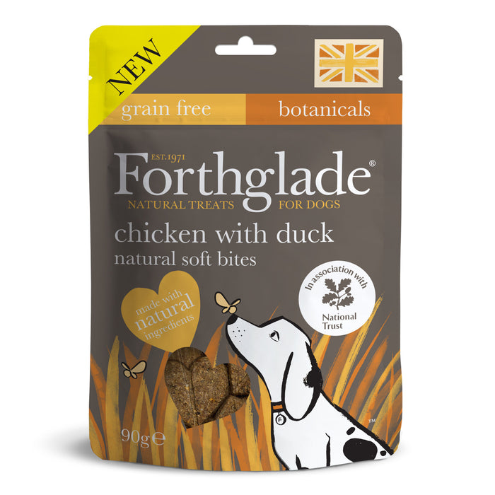 Forthglade National Trust Soft Bites Chick with Duck Treats - 90g
