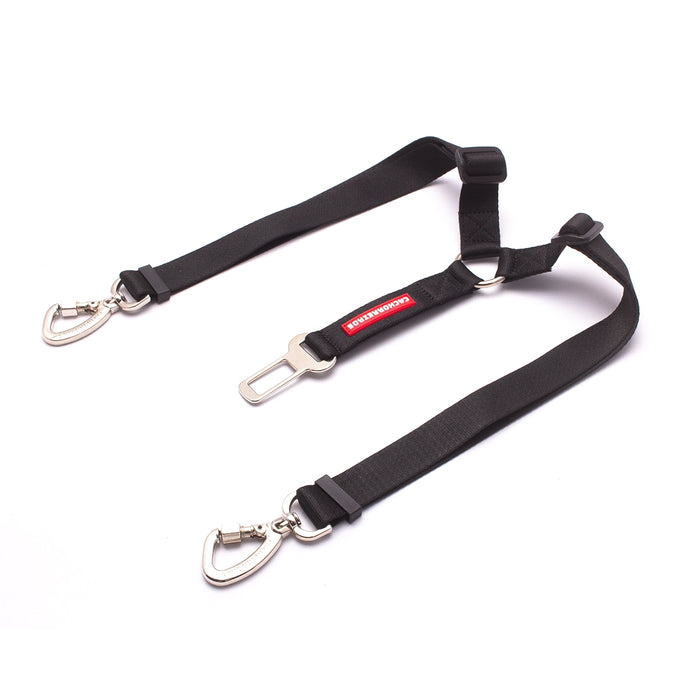 Double Black Seatbelt for Dogs