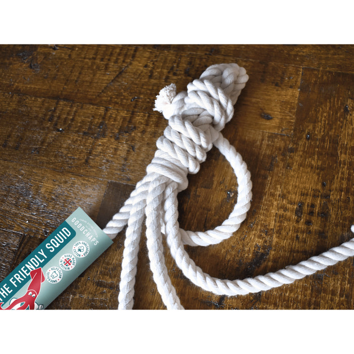 The Friendly Squid Natural Cotton Rope Toy for Dogs